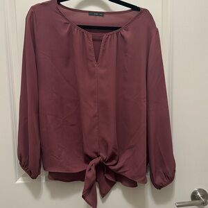 Mauve Tie Bottom Top